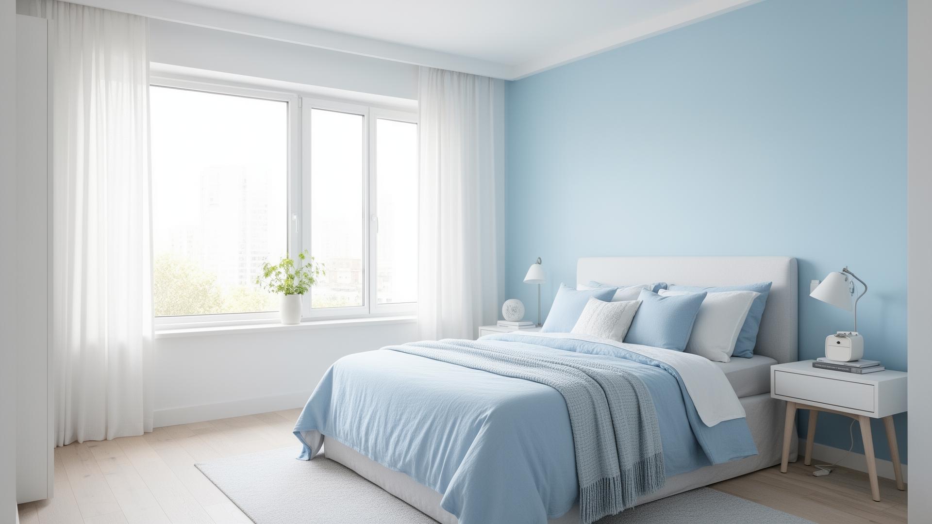 Bright, modern bedroom at Home Sweet Home Polokwane